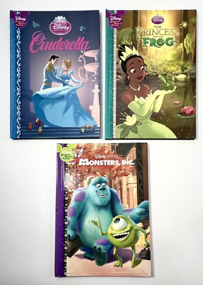 Early Moments Disney Books Lot of 3 Hard Cover Wonderful World Of Reading