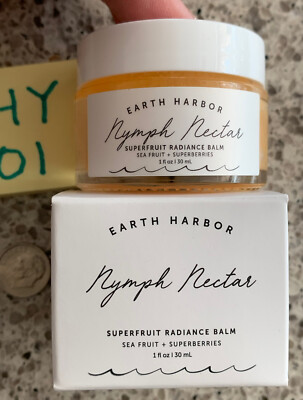 Earth Harbor Nymph Nectar SUPERFRUIT  RADIANCE BALM 1oz/30mL FULL SIZE RET$38