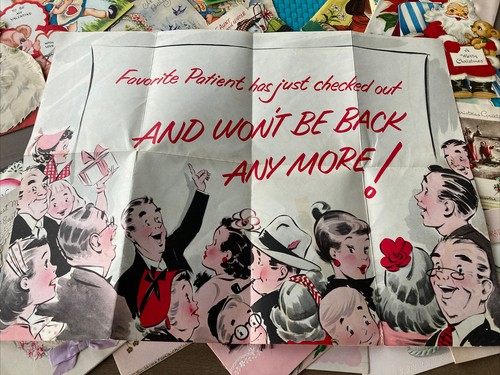 Vintage Greeting Card Lot of 30 Valentines Christmas Graduation Get Well Etc - Picture 10 of 12