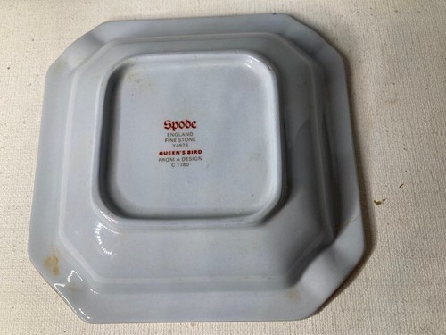 Spode England Fine Stone Queen's Bird Ashtray from a Design Circa 1 780 - Picture 2 of 3