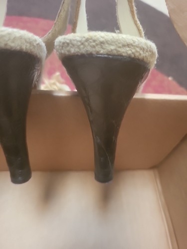 Prada Krokodil Cap Toe Lack Colorblock Heels mit Schleife. Schwarz & Beige Damen 36,5 - Bild 13 von 14