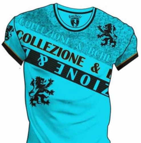 T-shirt uomo Bucheli,cotone morbido,elastico,stile italiano L…E4. - Foto 11 di 14