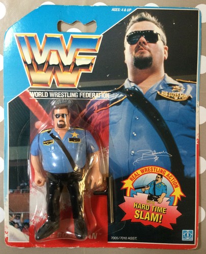 WWF Series 1 Big Boss Man wrestling figure MOC UK ...