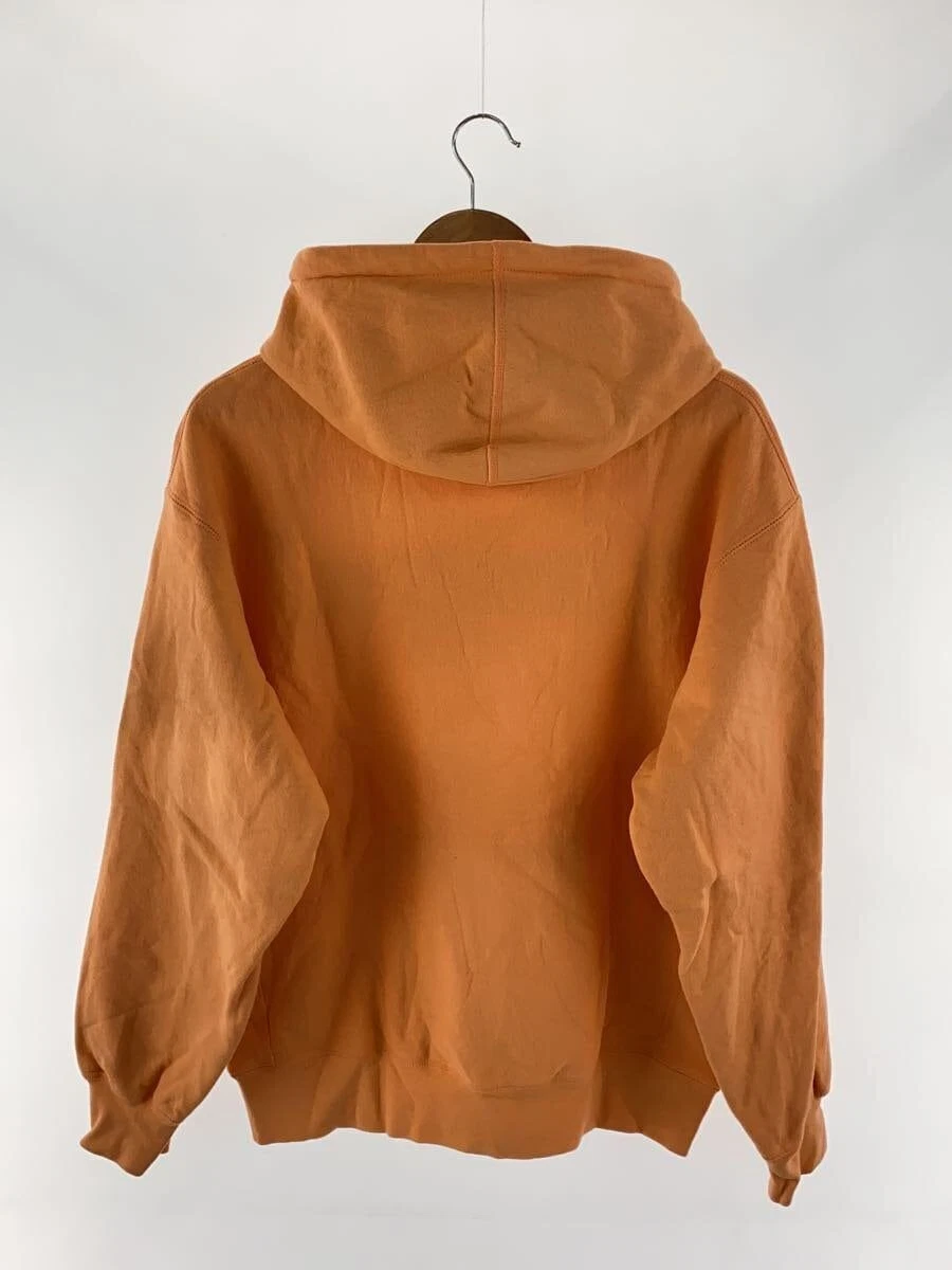 Supreme Felpa con Cappuccio 24SS Collegiale Felpa con Cappuccio M Cotone Arancione Usata