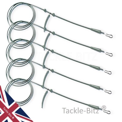5 x vorkonfiguriertes Rig Rohr Hubschrauber Schnellwechsel Karpfen Anti Tangle Angeln Tackle