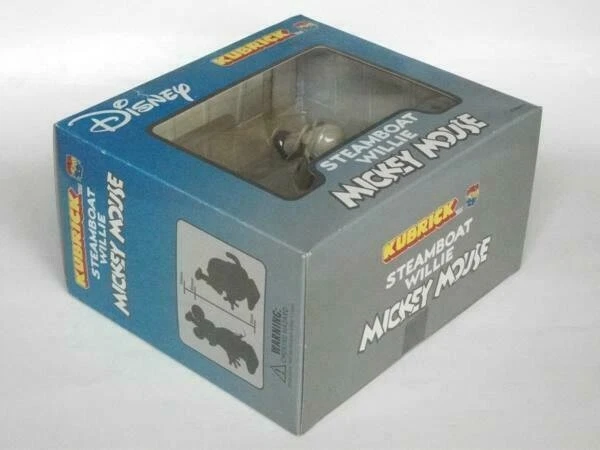 MEDICOM TOY KUBRICK Disney STEAMBOAT WILLIE Mickey&PETE con caja súper raro envío gratuito Foto 3 de 3