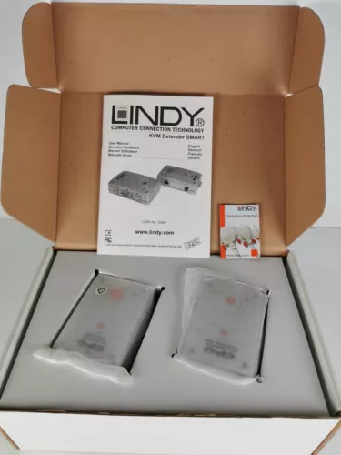 Lindy Smart KVM Extender PC Server Cat.5 XVGA PS/2 - CPU Switch  150m NEW Unused