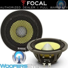 FOCAL 3KRX3 3" 50W RMS K2 POWER MIDRANGE CAR AUDIO 4 OHM SPEAKERS & GRILLS NEW