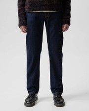 Nudie Rad Rufus Regular Straight Mens Jeans - Blue One Wash