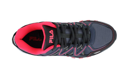 FILA FIRETRAIL EVO Trail Running Shoes Women's # 8 Gray/Pink/Ebon 5JM02577-262 - Picture 5 of 12