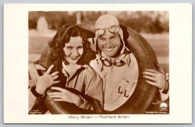 Mary Brian Richard Arlen Hollywood Actors Ross Verlag Film Star Postcard
