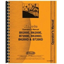 Service Manual Fits Kubota B5200 B6200 B7200