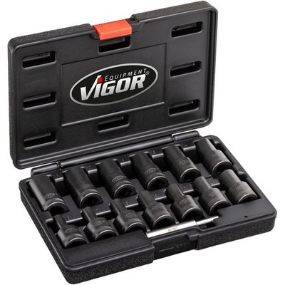 Vigor V2404N Spiralnutenausdreher-Einsatz Satz 1/2''