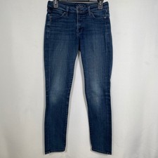 Lucky Brand Hayden Dark Wash Blue Denim Skinny Jeans Women's 0/25 A