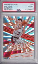 2024 Panini Revolution Legends Sunburst Yao Ming #170 23/75 PSA 8