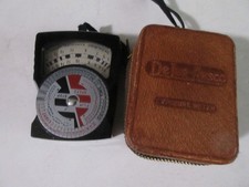 Dejur USA Vintage Photography Exposure Light Meter Case Lanyard