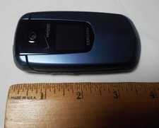 Vintage Verizon Samsung Smooth SCH-U350 Blue  Black Flip Phone Untested