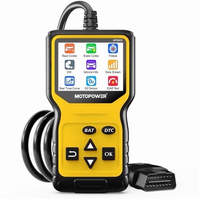 MOTOPOWER MP69033 Pro OBD2 Scanner Batterietest Auto Motor Fehlercodeleser