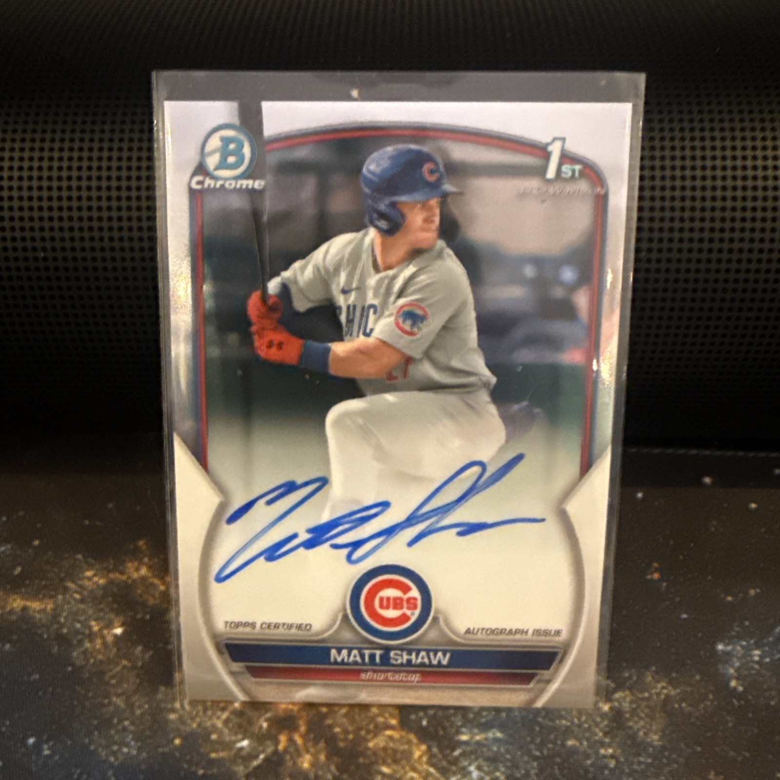 2023 Bowman Draft - Chrome Prospect Autographs Matt Shaw #CDA-MS (AU, RC)