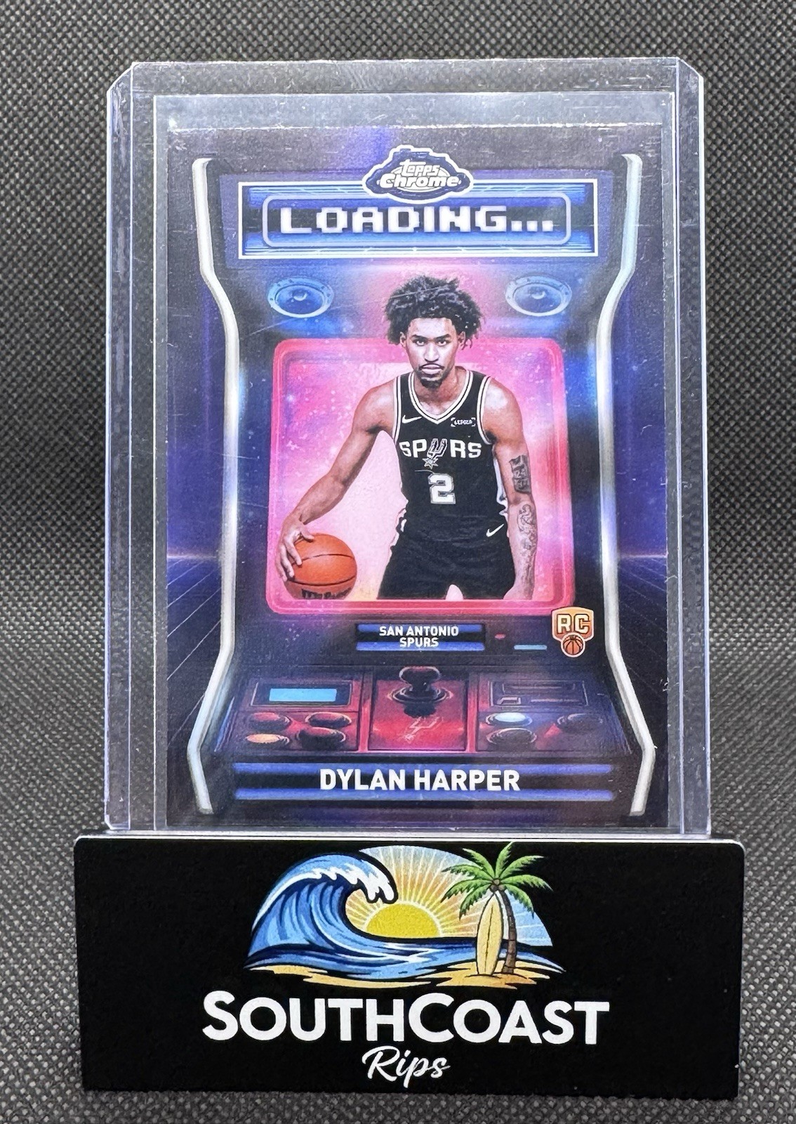2025-26 Topps Chrome #LD12 Dylan Harper Loading SP Rookie RC Spurs