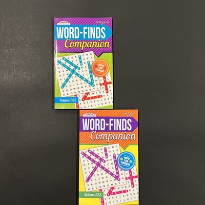 Lot Of 2 KAPPA Word-Finds Companion Word Search  Puzzle Books  Vol. 322 & 323