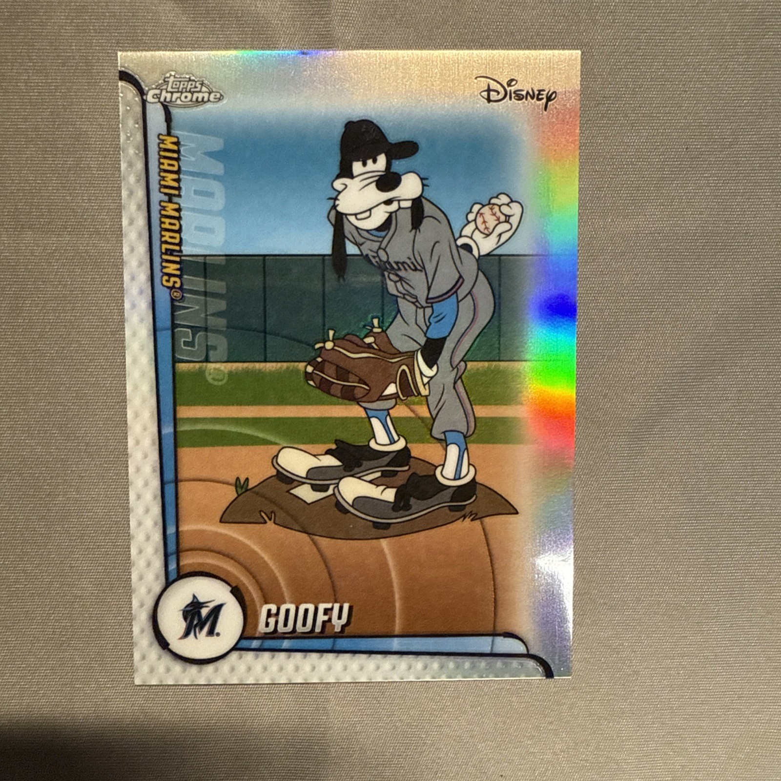 2025 Topps Chrome Update Goofy #MLBA-24 Disney Marlins SSP RARE