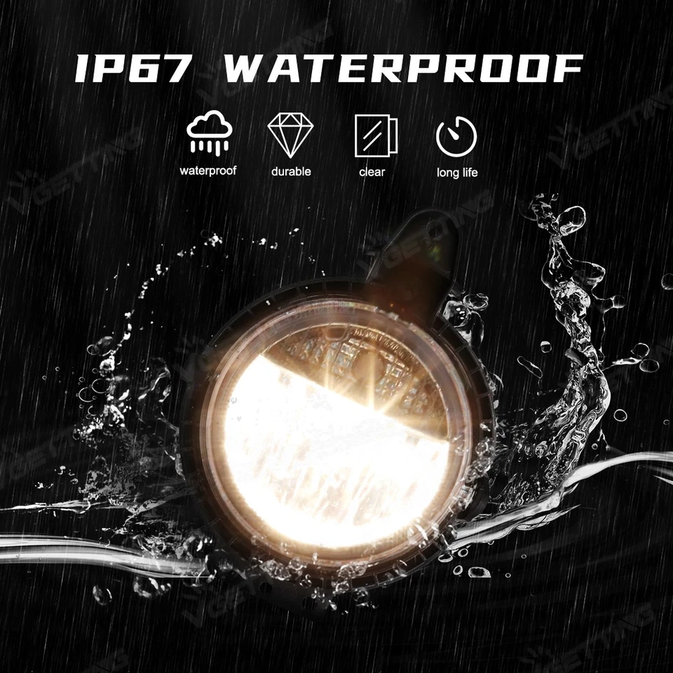 Прозрачные передние противотуманные фары с дневными ходовыми огнями подходят для BMW Mini Cooper R55 R56 R57 R58 2007-2015 - Изображение 4 из 4