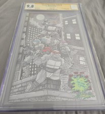Teenage Mutant Ninja Turtles #6 FOIL CGC 9.8 SIGNED SKETCH JOSH LYMAN