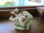 VINTAGE MCCOY DEER & FAWN POTTERY PLANTER