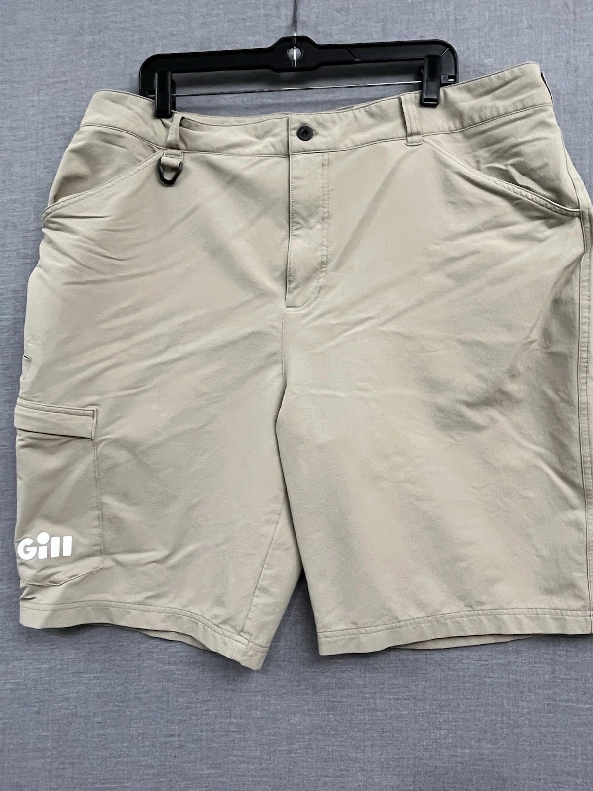 Gill Shorts Mens XXL Beige Utility Quick Dry Sailing Boating Adjustable Waist