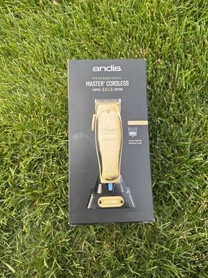 Andis Master Cordless Limited Gold Edition Square Blade Clipper