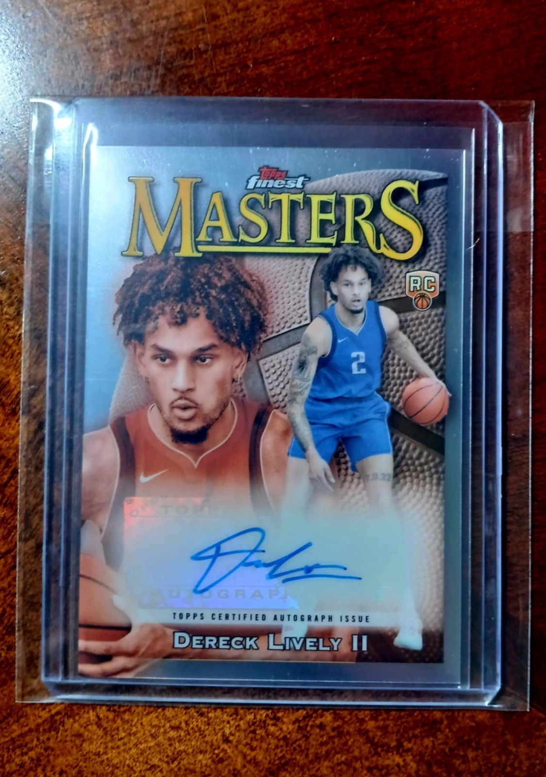 2023-24 Topps Finest Masters Dereck Lively II Auto RC