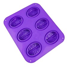 Cake Baking Molds Coffee Beans Shape Silicone Fondant Molds Wide Application