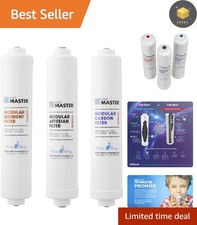 Home Master ISetTMA8 Replacement Water Filter Set - Chlorine Reduction, USA Made