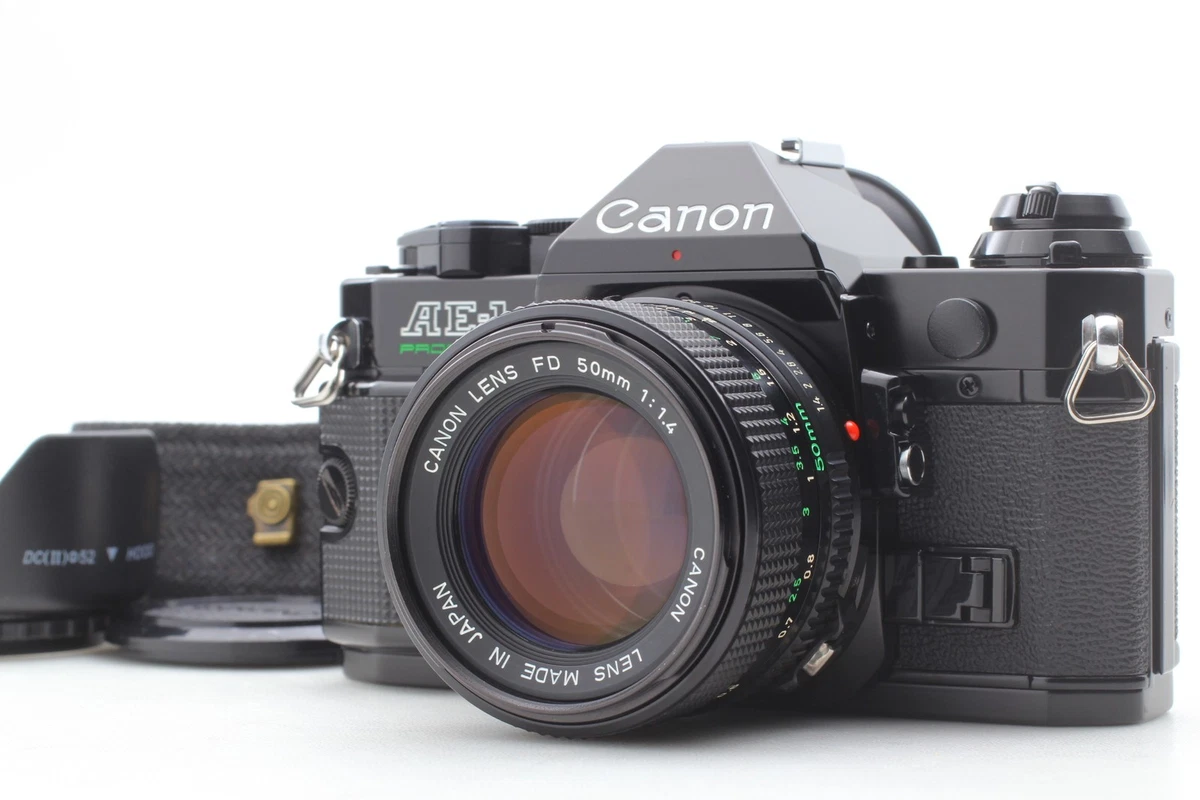 [Casi COMO NUEVA] Programa Canon AE-1 Negra Nueva FD NFD 50mm F1.4 Cámara fotográfica de JAPÓN