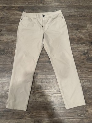 Public Rec Pants Mens 32x30 Beige Chino Workday Pant Straight Microfiber 5 Pocke