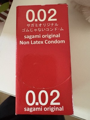 Sagami Original 002 L-Kondom, 12 Stück, Ultradünn, 0,02mm, ohne Latex