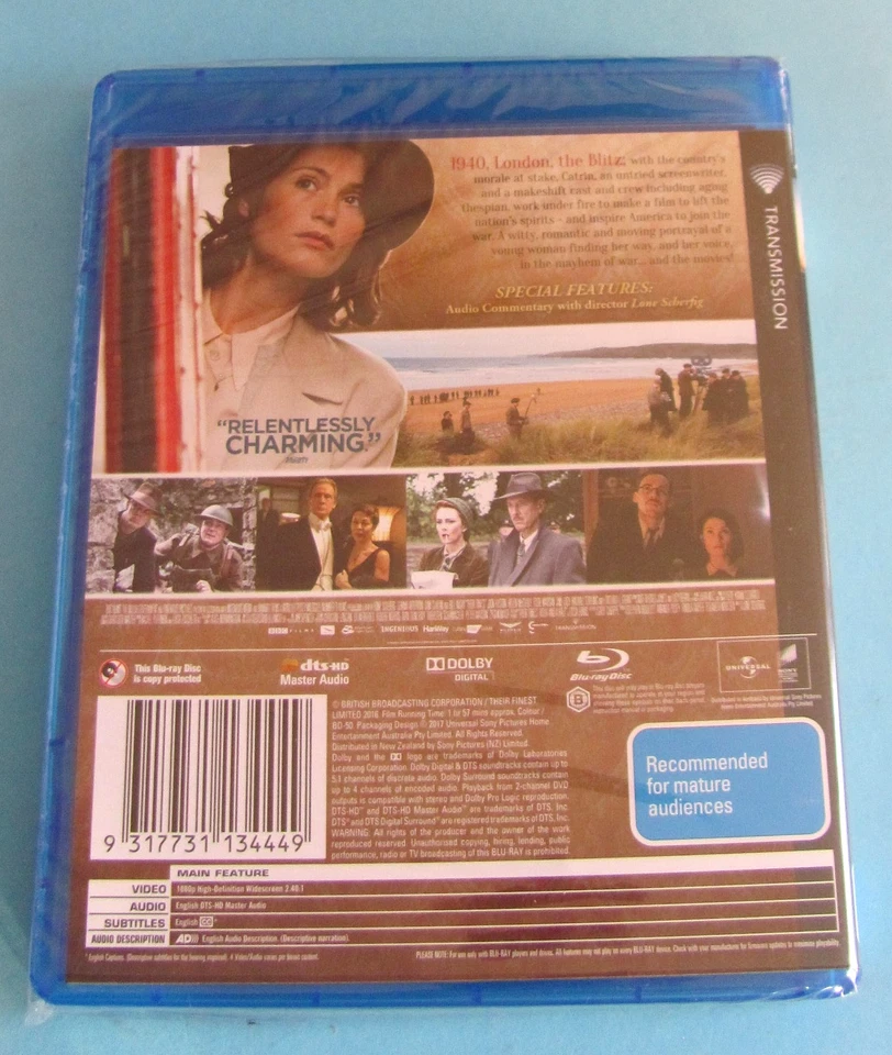 THEIR FINEST BLU-RAY Gemma Arterton Bill Nighy NEW SEALED - image 2 of 2
