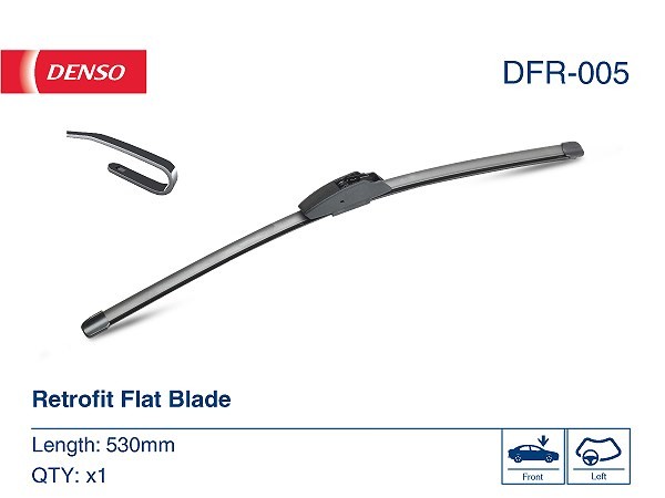 Denso Wischblatt Beifahrerseitig, Fahrerseitig U.A. FüR Renault, Saab, Seat-image