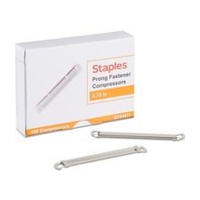 Staples Prong Fastener Compressors 2.75W Silv...