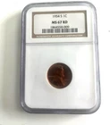 1c 1954 S NGC MS67 RD Lincoln Wheat Cent 1864558-009
