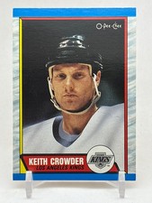 1989-90 O-Pee-Chee #199 Keith Crowder Los Angeles Kings