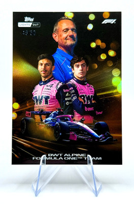 2026 Topps Lights Out Formula 1 F1 Alpine Powertrain Gold /50