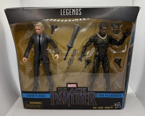 Marvel Legends Black Panther - Everett Ross Erik Killmonger Paquete de 2