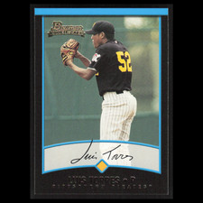 Luis Torres Rookie #400 2001 Bowman Pittsburgh Pirates Baseball Card MLB NM. rookie card picture