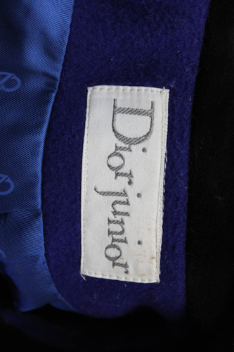 Abrigo Dior Junior Niños Niñas Doble Pecho Abotonado Azul Talla 14 - Imagen 4 de 5