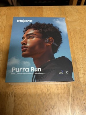 MOJAWA Purra Run Bone Conduction Headphones  Waterproof - Black