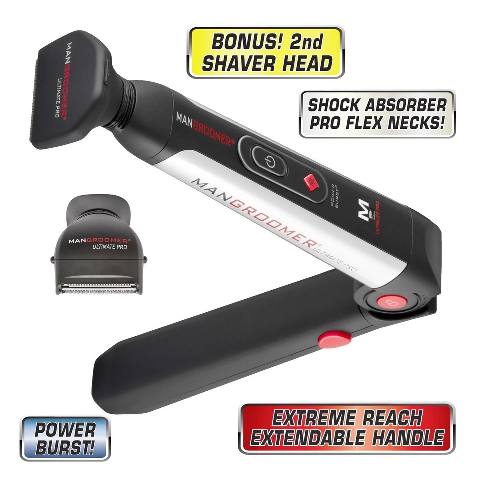 Hoja de repuesto para afeitadora trasera MANGROOMER Ultimate Pro Foto 4 de 4