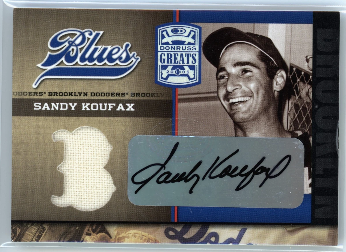 Sandy Koufax Los Angeles Dodgers Baseball Autographed Sports 