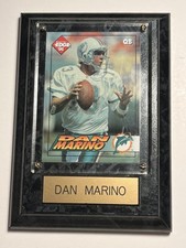 1994 Collector's Edge - #115 Dan Marino NM Framed On Plaque